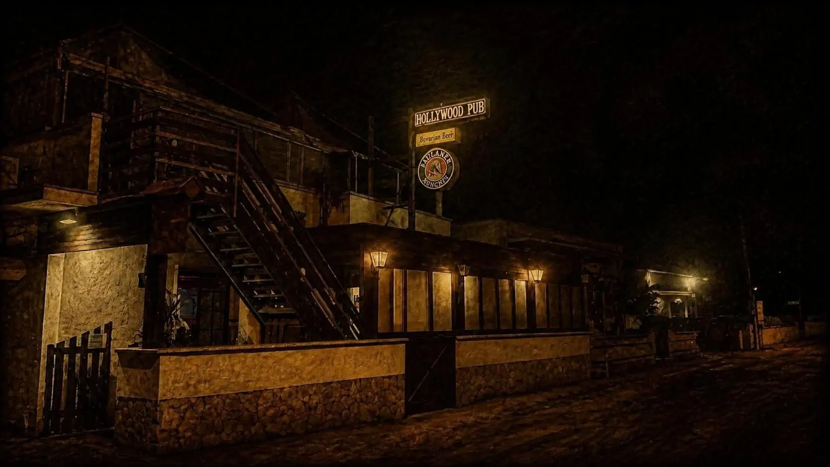 Esterno dell'Hollywood Pub a Mancaversa