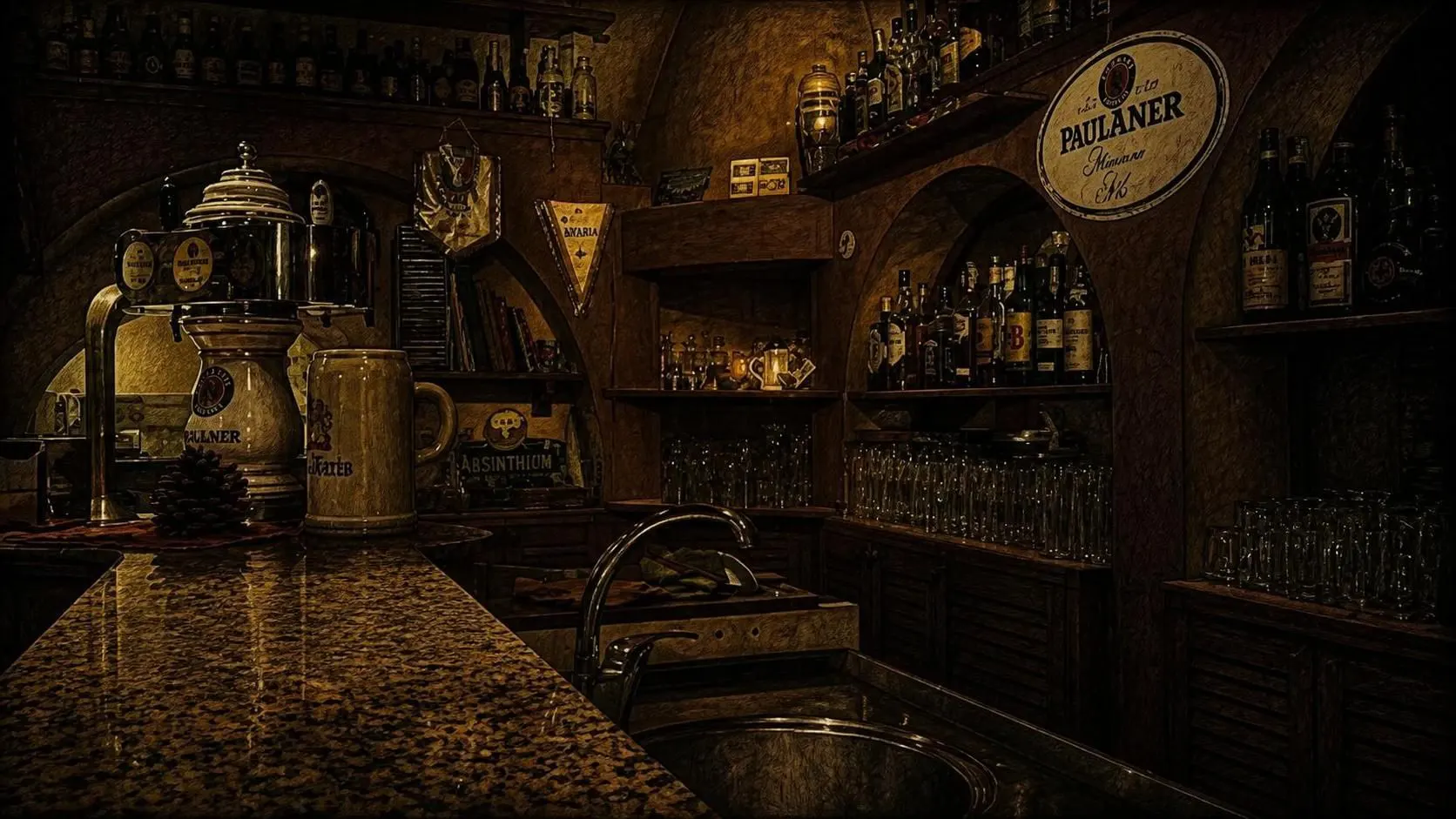 Interno dell'Hollywood Pub
